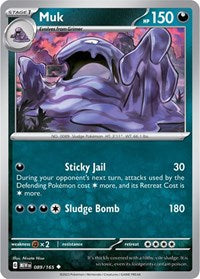 Muk (089/165) - SV: Scarlet & Violet 151