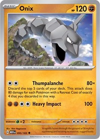 Onix (095/165) - SV: Scarlet & Violet 151
