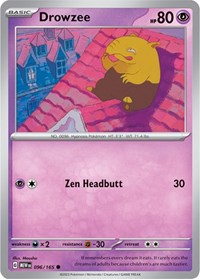 Drowzee (096/165) - SV: Scarlet & Violet 151
