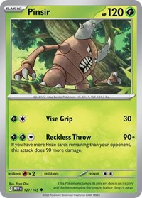 Pinsir (127/165) - SV: Scarlet & Violet 151