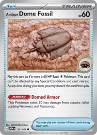 Antique Dome Fossil (152/165) - SV: Scarlet & Violet 151