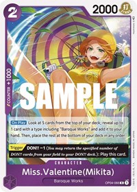 MissValentineMikita (OP04-066) - Kingdoms of Intrigue