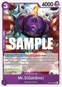 Mr3 Galdino (OP04-070) - Kingdoms of Intrigue