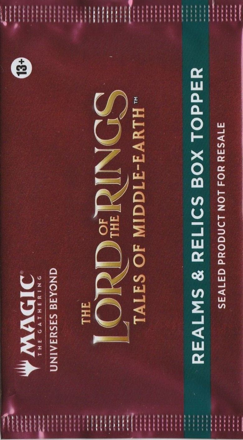 The Lord of the Rings: Tales of Middle-earth - Realms & Relics Box Topper Pack