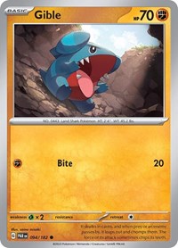 Gible (094/182) - SV04: Paradox Rift