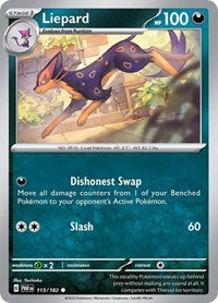 Liepard (115/182) - SV04: Paradox Rift