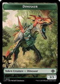 Dinosaur Token 0010 (10) - The Lost Caverns of Ixalan