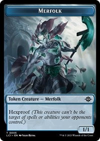 Merfolk Token (5) - The Lost Caverns of Ixalan