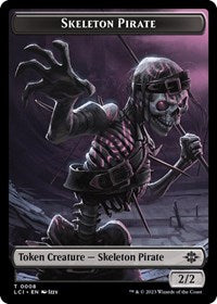 Skeleton Pirate Token (8) - The Lost Caverns of Ixalan