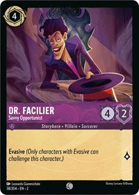 Dr Facilier Savvy Opportunist (38/204) - Rise of the Floodborn