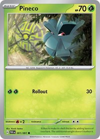 Pineco 001 091 (001/091) - SV: Paldean Fates