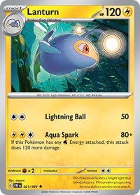 Lanturn (021/091) - SV: Paldean Fates