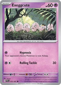 Exeggcute (023/091) - SV: Paldean Fates