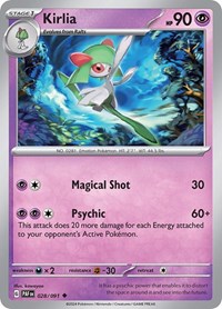 Kirlia 028 091 (028/091) - SV: Paldean Fates