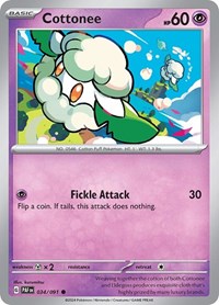 Cottonee (034/091) - SV: Paldean Fates