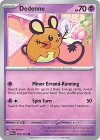 Dedenne (036/091) - SV: Paldean Fates
