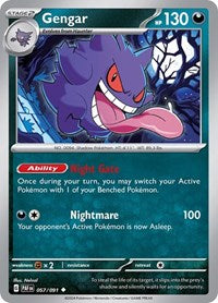 Gengar (057/091) - SV: Paldean Fates
