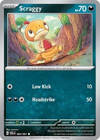 Scraggy (060/091) - SV: Paldean Fates