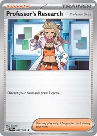 Professors Research 087 091 (087/091) - SV: Paldean Fates