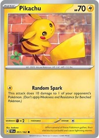 Pikachu (051/162) - SV05: Temporal Forces