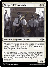Vengeful Townsfolk (37) - Outlaws of Thunder Junction
