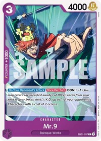 Mr 9 (EB01-037) - Extra Booster: Memorial Collection