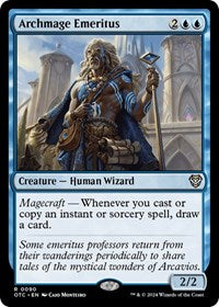 Archmage Emeritus (90) - Commander: Outlaws of Thunder Junction