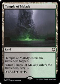 Temple of Malady (330) - Commander: Outlaws of Thunder Junction