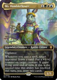Ms Bumbleflower Borderless (3) - Commander: Bloomburrow