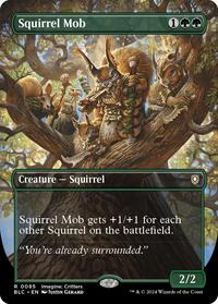Squirrel Mob Borderless (85) - Commander: Bloomburrow
