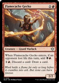 Flamecache Gecko (135) - Bloomburrow
