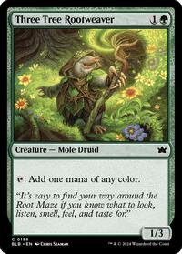 Three Tree Rootweaver (198) - Bloomburrow