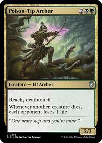 Poison Tip Archer (256) - Commander: Bloomburrow