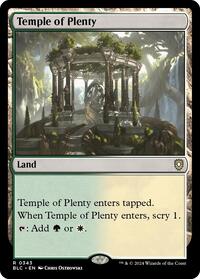 Temple of Plenty (343) - Commander: Bloomburrow