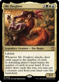 Mr Foxglove (6) - Commander: Bloomburrow