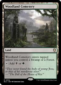 Woodland Cemetery (354) - Commander: Bloomburrow