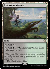 Llanowar Wastes (315) - Commander: Bloomburrow