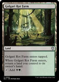 Golgari Rot Farm (308) - Commander: Bloomburrow