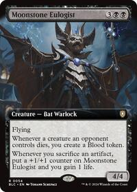 Moonstone Eulogist Extended Art (54) - Commander: Bloomburrow
