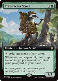Trailtracker Scout Extended Art (68) - Commander: Bloomburrow