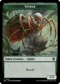 Spider Blood Double Sided Token (31 // 36) - Commander: Bloomburrow