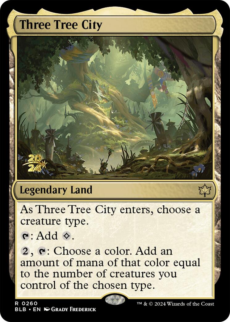 Three Tree City [Bloomburrow Prerelease Promos]