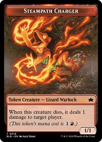 Steampath Charger Token (19) - Bloomburrow