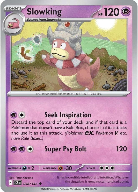 Slowking (058/142) [Scarlet & Violet: Stellar Crown]