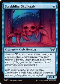 Scrabbling Skullcrab (71) - Duskmourn: House of Horror