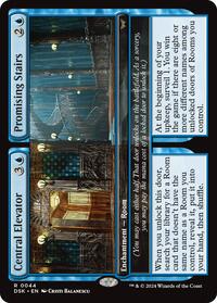 Central Elevator Promising Stairs (44) - Duskmourn: House of Horror