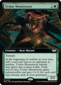 Ursine Monstrosity Extended Art (63) - Commander: Duskmourn: House of Horror
