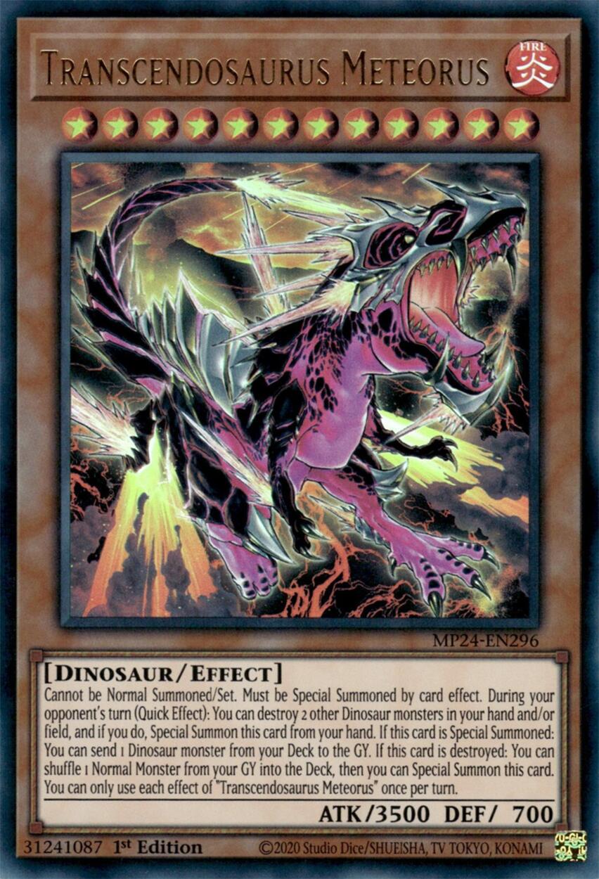 Transcendosaurus Meteorus [MP24-EN296] Ultra Rare