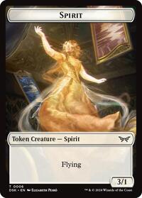 Spirit 0006 Treasure Double Sided Token (6 // 15) - Duskmourn: House of Horror
