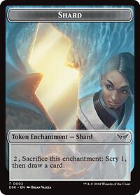 Shard Token (2) - Duskmourn: House of Horror
